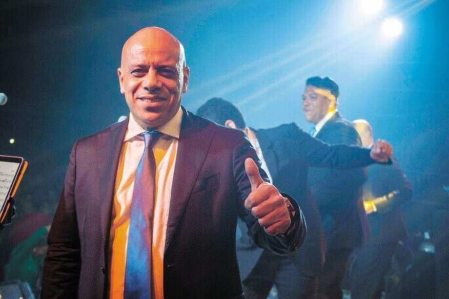 Amable Frómeta, quien lleva 25 años liderando la Billo’s Caracas Boys. / Cortesía