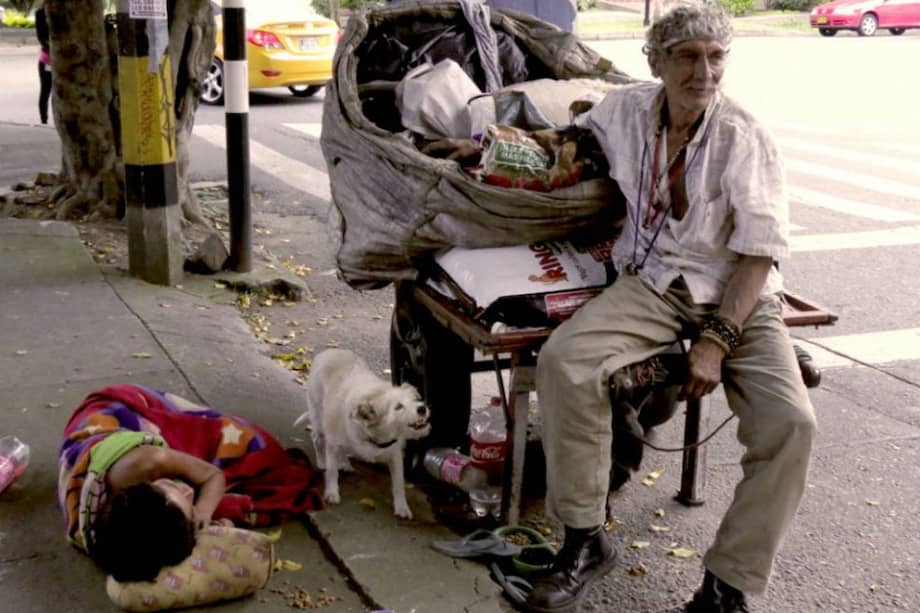 Don Memo, el habitante de calle que protege a los perros callejeros de Medellín