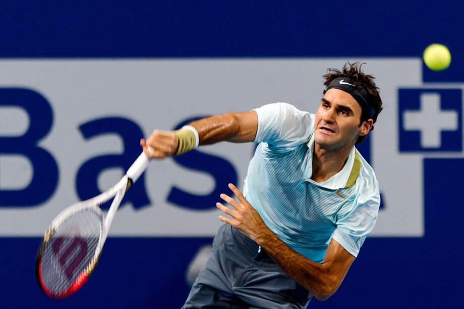 Roger Federer debutó con victoria en Basilea