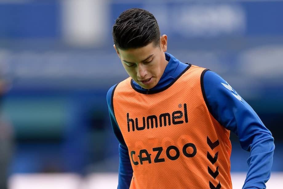 El colombiano duró 26 días sin jugar debido a una lesión muscular. /Everton.