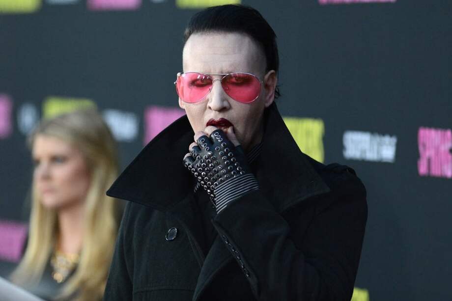 El artista Marilyn Manson. / AFP