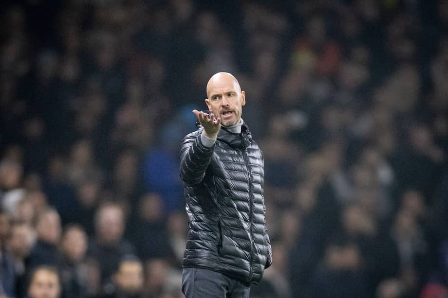 Erik Ten Hag en un partido entre Fulham y Manchester United.// EFE/EPA/TOLGA AKMEN EDITORIAL USE ONLY.