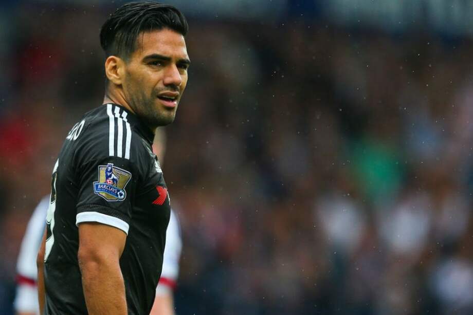 Radamel Falcao, preocupado por su situación en el Chelsea. Foto: AFP