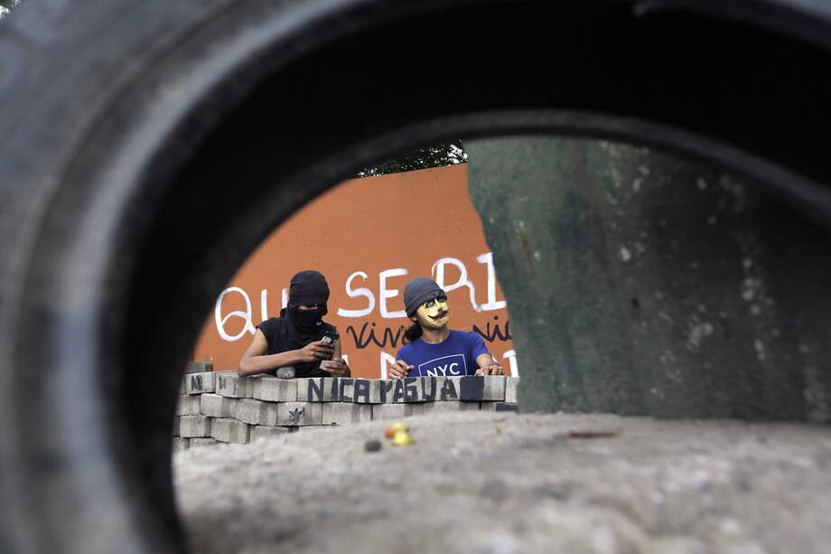 Durante tres meses Nicaragua ha vivido una grave crisis. Siguen las protestas en contra del Gobierno. / AFP