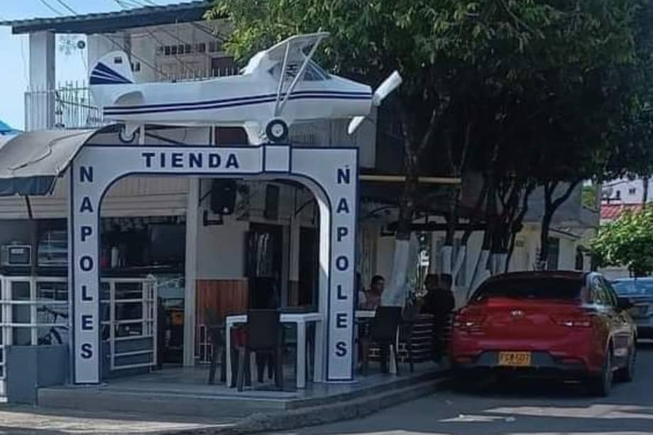 Tienda Nápoles, ubicada en el barrio Galán, en Barrancabermeja.