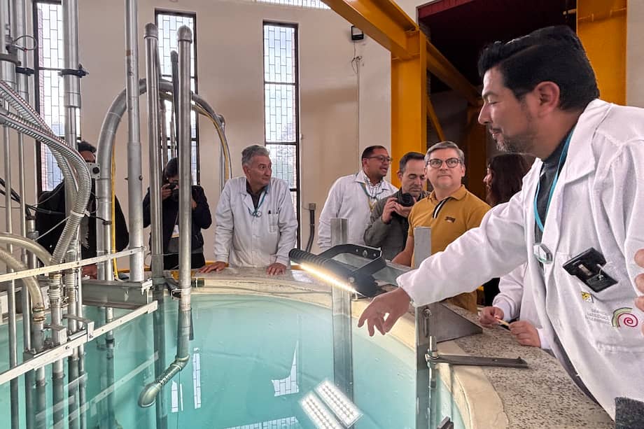 Imagen del reactor nuclear que está en Bogotá y que se usa en investigación.