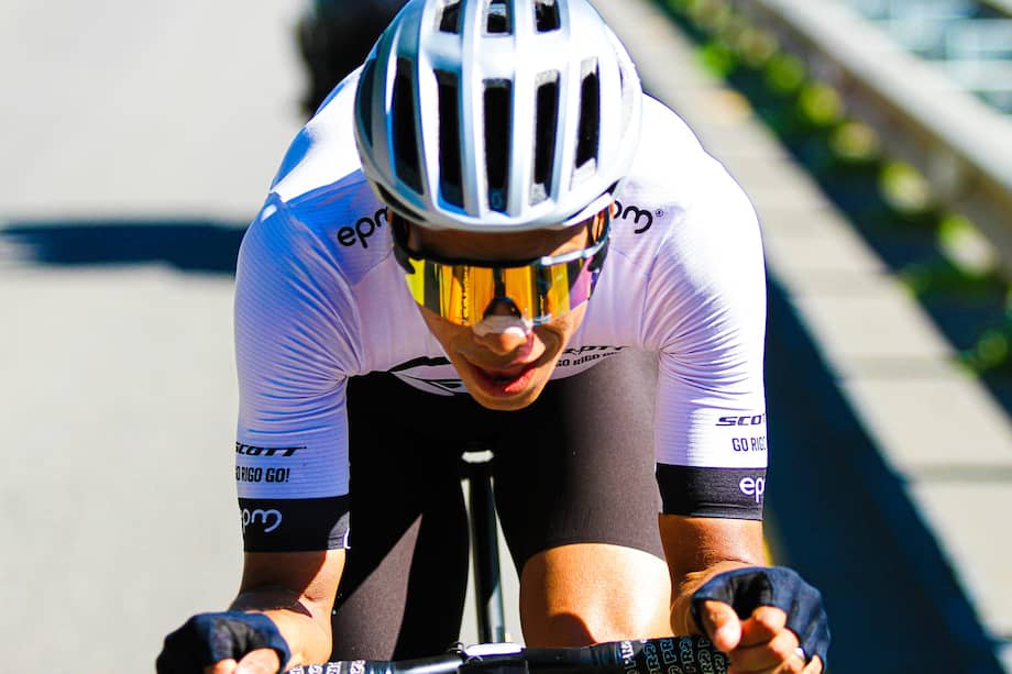 Jarlinson Pantano, corriendo con el EPM.