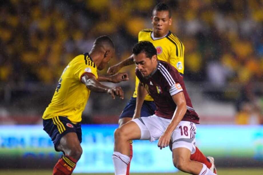 Juan Arango (c), capitán y figura de la selección de Venezuela / Archivo