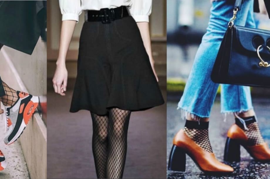 De los años 80 a tu clóset. ¡Las medias de rejilla han vuelto!