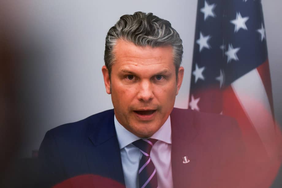 Pete Hegseth, secretario de Defensa.