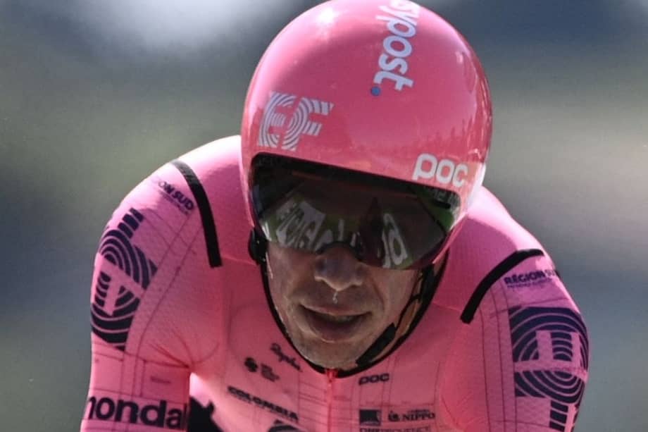 El corredor del Education First se mantuvo en el podio de la carrera hasta la última semana.