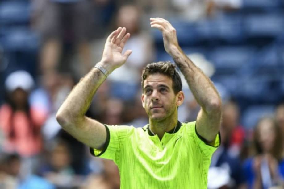 Juan Martín del Potro, tenista argentino. Foto: AFP