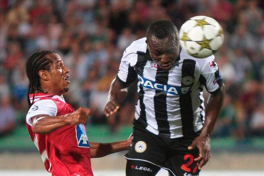 Al minuto 25, Pablo Armero conectó de cabeza y decretó el 1-0 para Udinese. / EFE