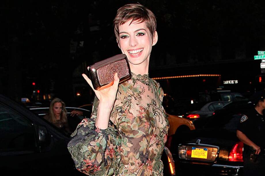 La actriz Anne Hathaway.