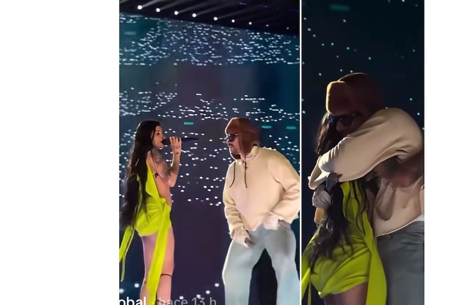 Bad Bunny invita a Cazzu a cantar en concierto y cibernautas recuerdan que fueron novios