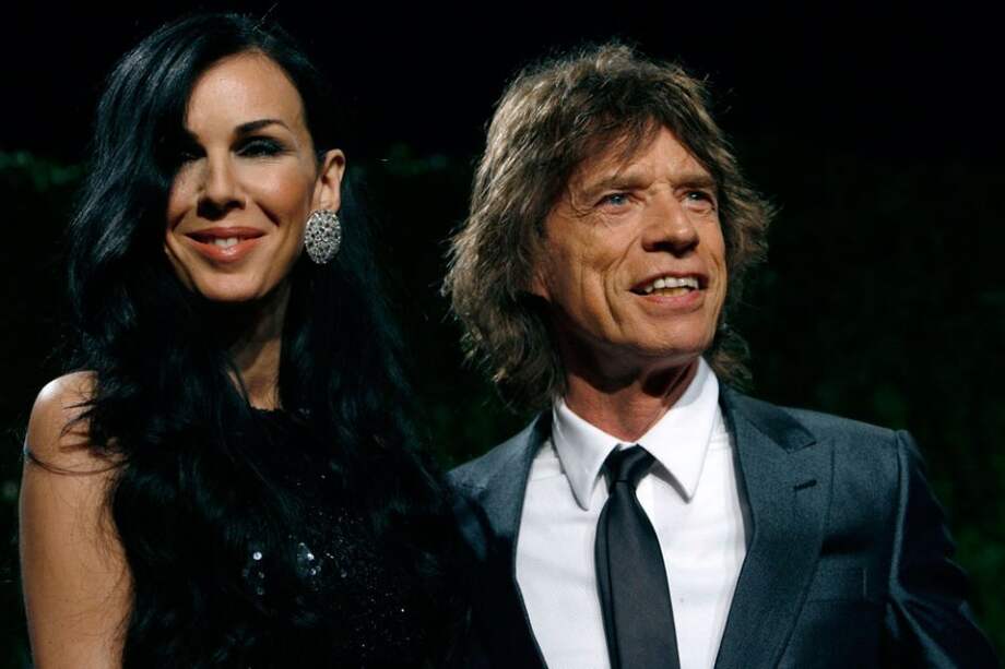 L'Wren Scott y Mick Jagger en los Óscar de 2009.
