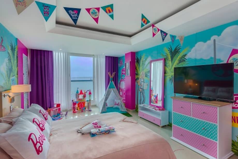 Barbie Room en el Hilton Cartagena.
