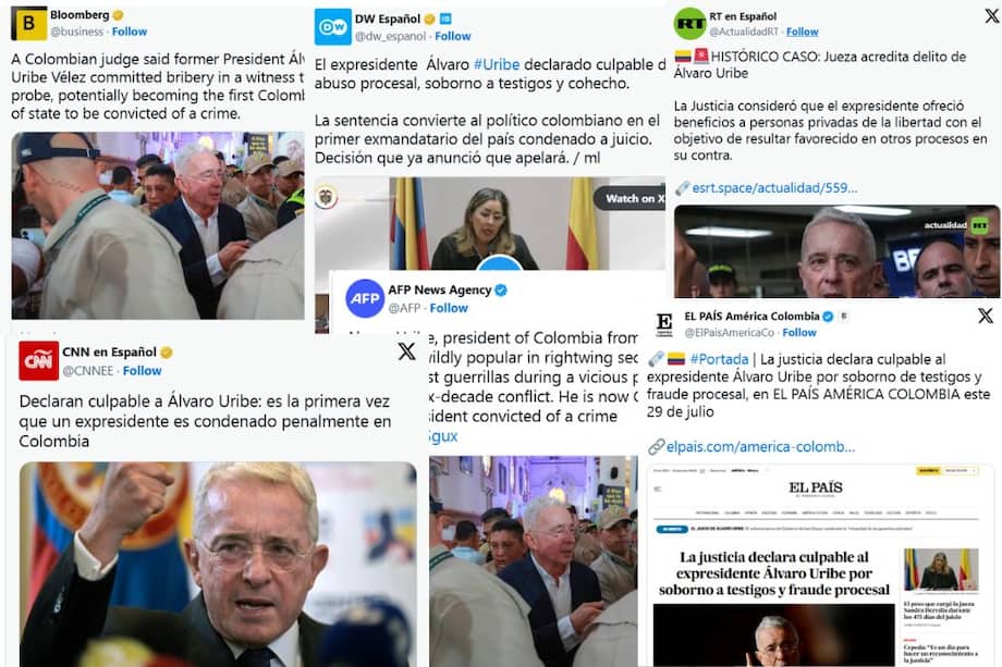 Así reaccionó la prensa internacional al caso de Álvaro Uribe.
