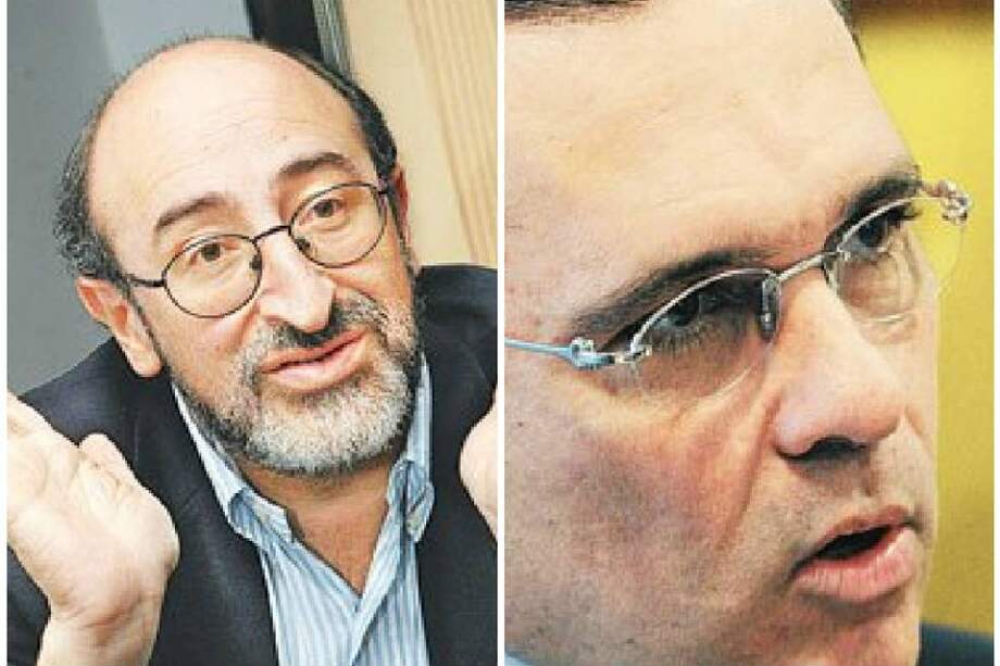 Juan Lozano, Presidente del partido de la U y Efaín Cepeda, Presidente del Partido Conservador. / Archivo