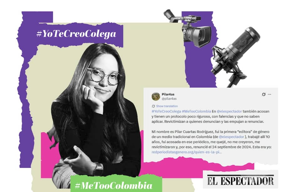La abogada y periodista Pilar Cuartas fue editora de la sección de género de El Espectador. Imagen de sus denuncias en la red X.