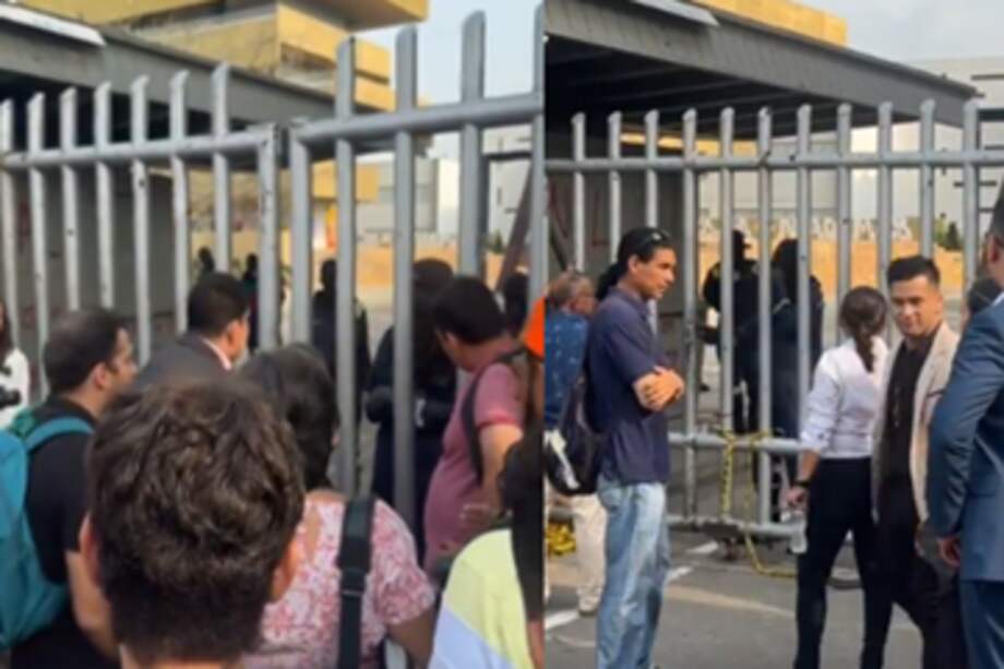 Después de dialogar con los estudiantes y ante el aumento de la tensión, los encapuchados decidieron retirarse.