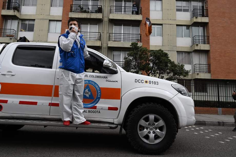 La primera jornada estuvo liderada por la alcaldesa Claudia López, quien realizó perifoneo en las zonas de Calandaima, Bavaria y Patio Bonito. / Alcaldía de Bogotá