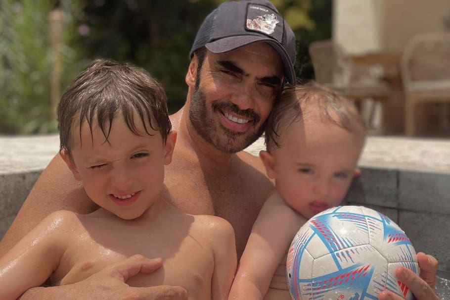 El actor, ex de Carolina Cruz, compartió con sus hijos el fin de semana. Lincoln Palomeque y sus niños compartieron con la familia de Carolina Soto.