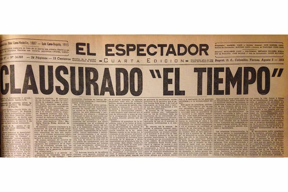 Portada del 5 de agosto de 1955.