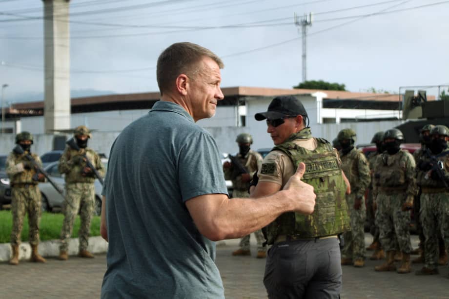 Erik Prince, figura clave detrás de varias empresas de seguridad privada, se ha negado a hablar sobre sus planes en Latinoamérica.