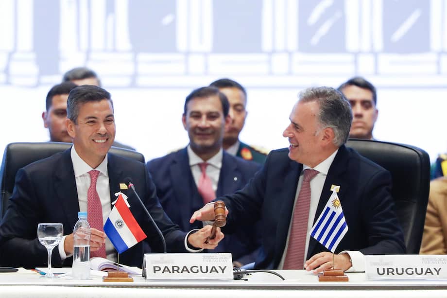 Peña, que transferirá la presidencia pro tempore del bloque a Uruguay, inauguró esta asamblea a 35 años de la creación del Mercosur en 1991. Y lo hizo con un fuerte reclamo.