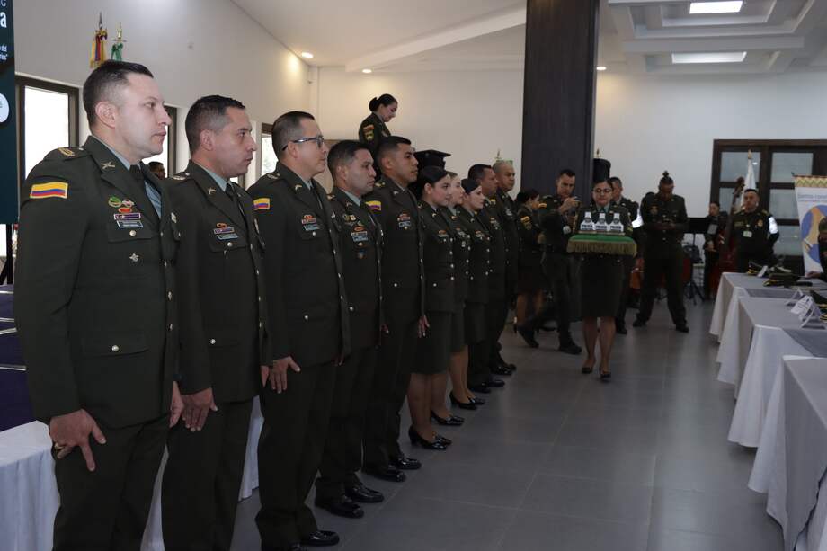 Encuentro Nacional de Jefes de Policía Comunitaria en Bogotá.