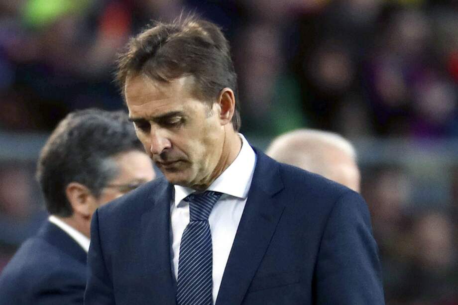Julen Lopetegui llegó a dirigir al Real Madrid en junio de 2018. / EFE