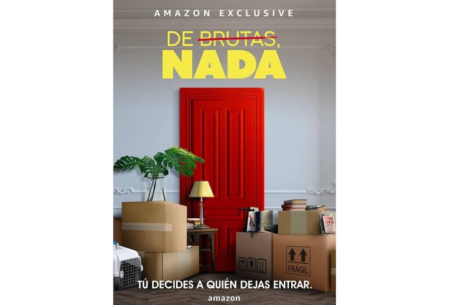 Afiche de “De brutas nada”, serie de Amazon Prime Video inspirada en el libro “Los caballeros las prefieren brutas” de Isabella Santodomingo.
