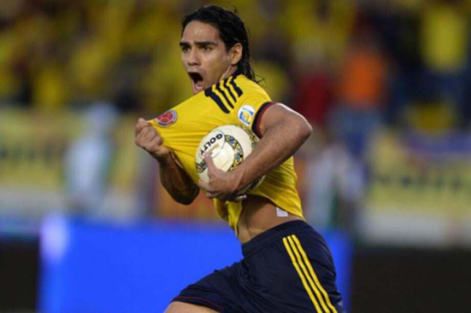Falcao anotó los goles de la clasificación a Brasil 2014. / AFP