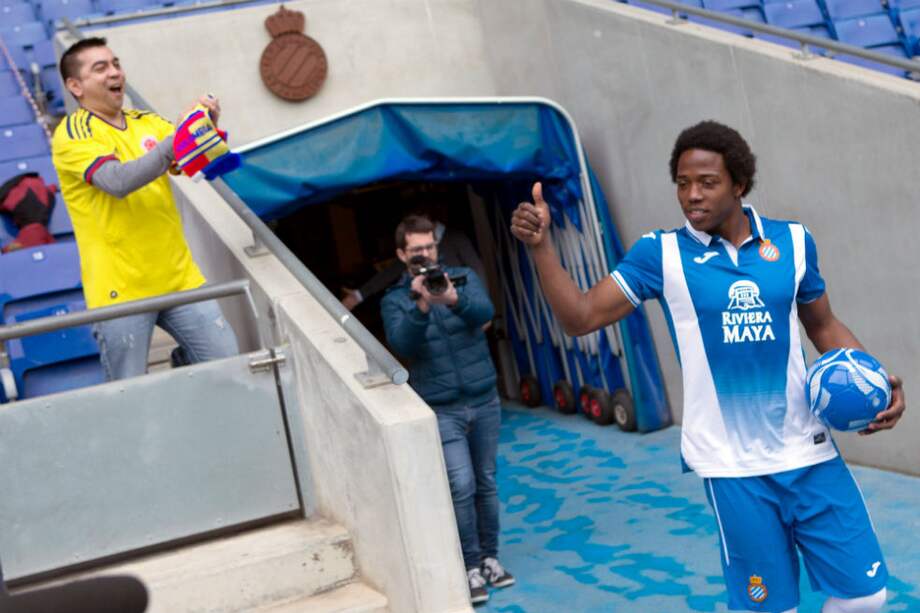 Carlos Sánchez, mediocampsita del Espanyol. / EFE