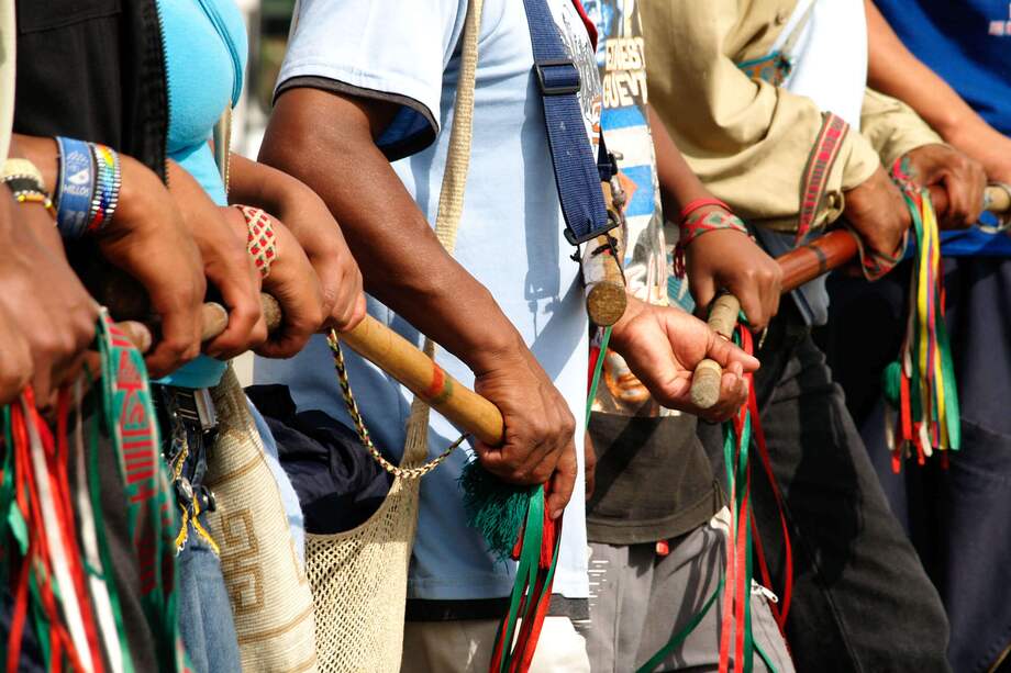 Uno de los hijos del líder asesinado, también identificado como Álvaro Narváez, se encuentra herido en un centro asistencial. / Archivo El Espectador