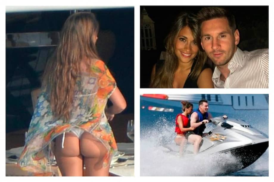 Fotos de la cola de la novia de Lionel Messi le dan la vuelta al mundo