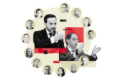Así se va configurando el gabinete del presidente electo, Abelardo de la Espriella, con su segundo al mando, José Manuel Restrepo: el ministro del Interior designado, Rodrigo Lara; Indalecio Dangond, líder del comité sector Agricultura y Desarrollo Rural; General (r) Jorge Mora López, líder del comité sector Defensa; Juliana Gutiérrez, líder del comité sector Prosperidad Social; Felipe Gaitán; líder del comité sector Deporte; Fabio Arjona, ministro de Ambiente designado; Viviane Morales, líder del comité sector Educación; Iván Sánchez, líder del comité sector Salud; Miguel Gómez Martínez, ministro de Hacienda designado; Juan Camilo Ostos, líder del comité sector Transporte; Mariana Pachecho, líder del comité sector Relaciones Exteriores; Manuel Fernández, líder del comité sector Comercio; Iván Cancino, líder del comité sector Justicia.