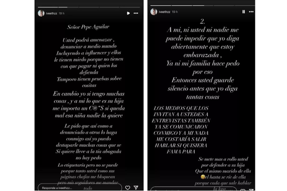 Estas fueron las publicaciones que Iveth dedicó al padre de Ángela Aguilar.