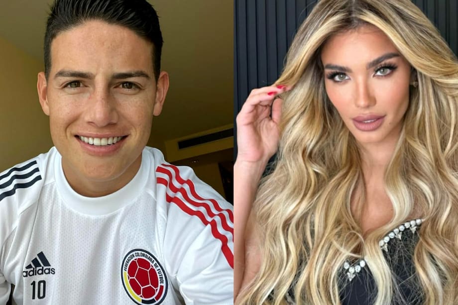James Rodríguez y Aleska Génesis fueron vistos juntos en el aeropuerto de Miami.