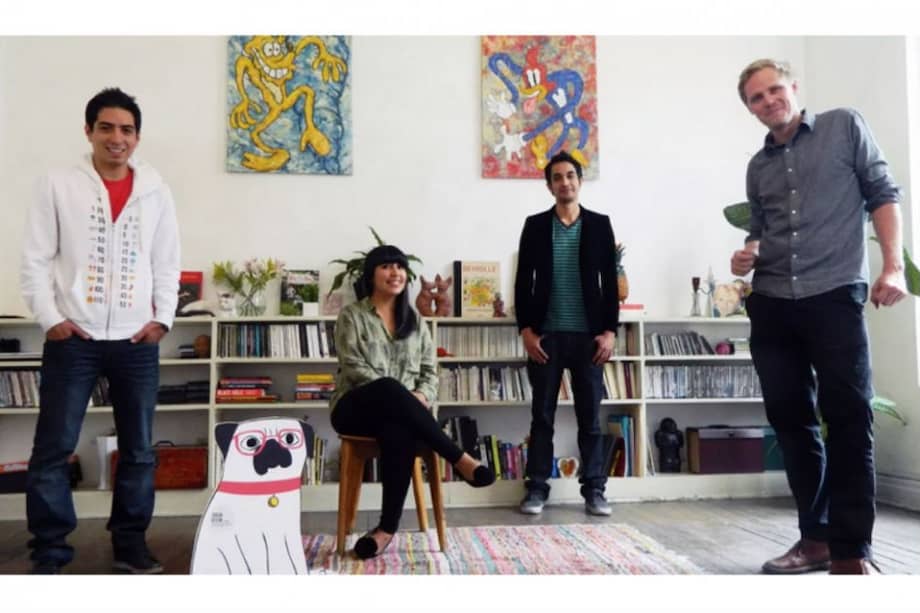 Oscar Castillo, Pamela Olvera, Juan Ávalos y Antoine Pérouze. - Dadaroom