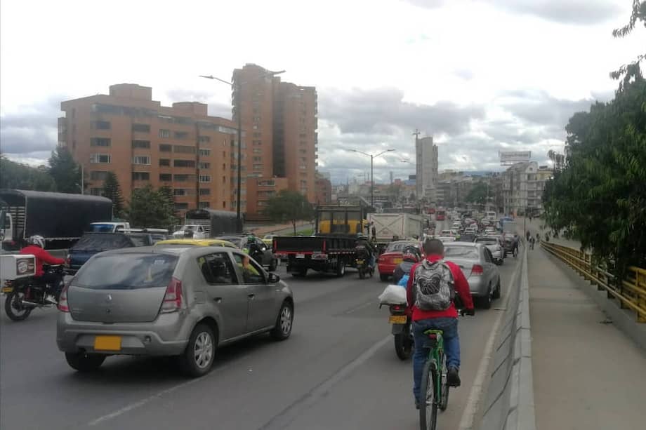 La velocidad promedio de este viernes, con corte a las 2 de la tarde, fue de 27 kilómetros por hora, lo que significa una disminución del 3,6 % / Óscar Pérez - El Espectador