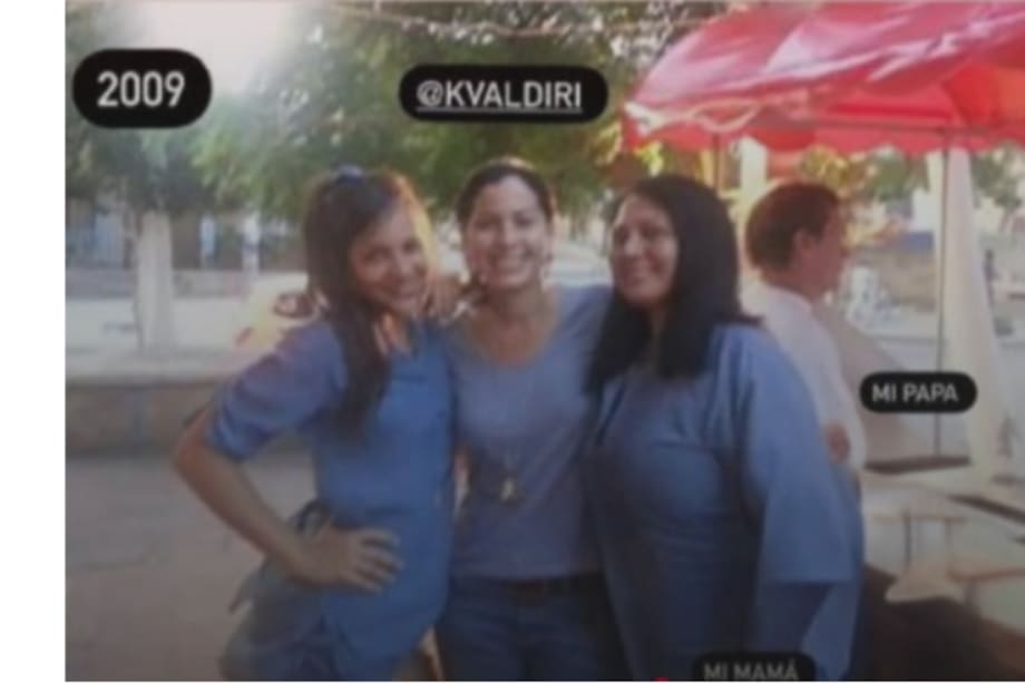 Andrea Valdiri antes.