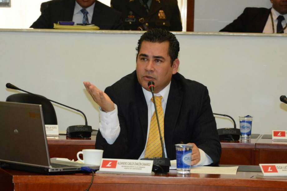 El presidente de la Cámara de Representantes, Alejandro Carlos Chacón, lidera la propuesta del liberalismo. / Archivo