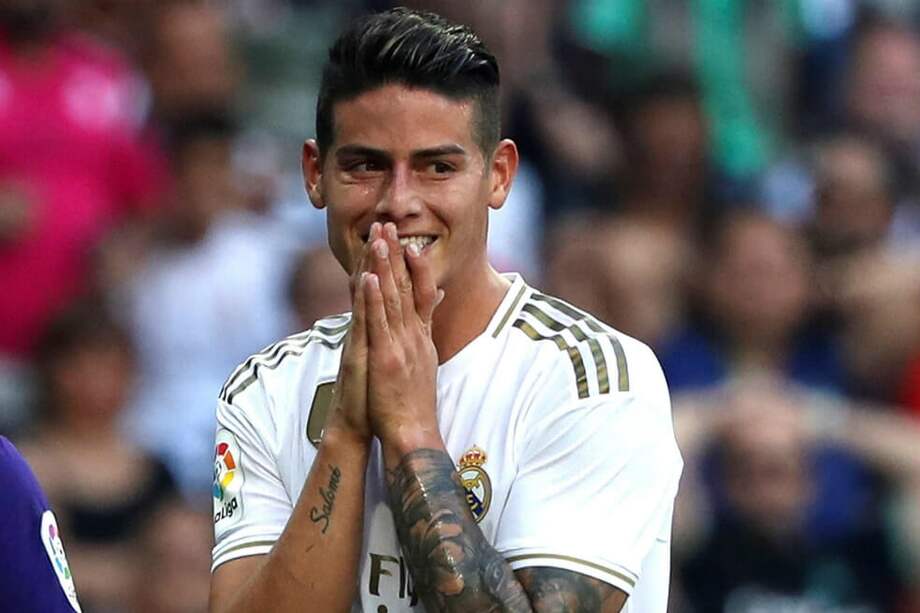 James Rodríguez ha jugado apenas 13 partidos con el Real Madrid en esta temporada. / EFE