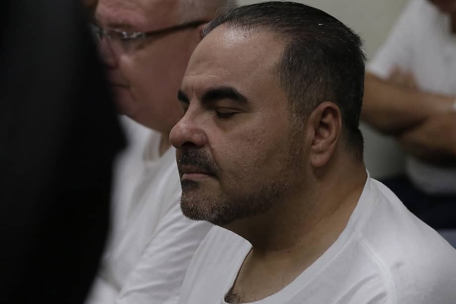 Expresidente de El Salvador, Elías Antonio Saca, en la corte penal por desvío de fondos públicos. / EFE