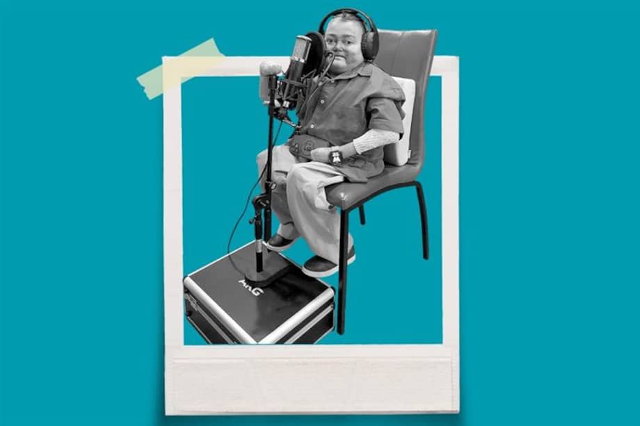 Santy Monarca escogió este nombre artístico inspirado en la mariposa monarca, la más famosa de su especie.