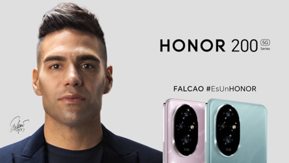 Falcao García eligió el HONOR 200 como su celular por su fotografía y su IA