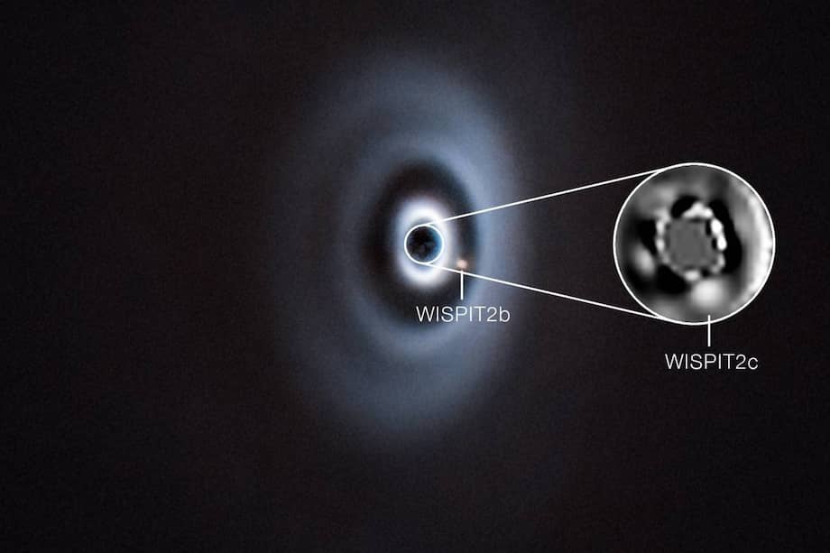 Astrónomos capturan la formación de dos planetas alrededor de una estrella joven.