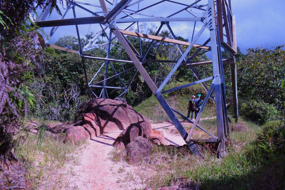Parte de la hidroeléctrica en San Rafael.